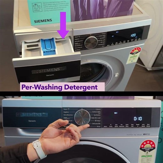 Siemens iQ700 9Kg Washing Machine 😍 | Silent, Powerful & Premium | WG44A2ZSIN #shorts