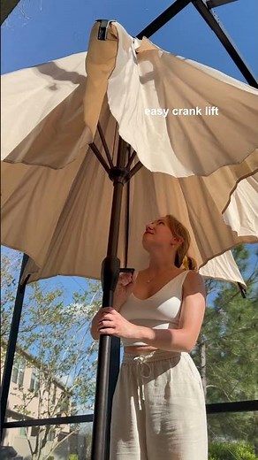 No Shade on Our Patio… Until This | Wayfair Umbrella Setup