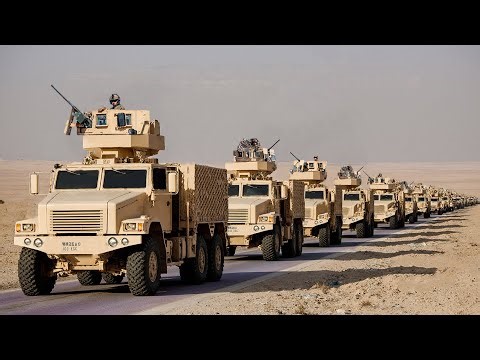 IRAN SHOCKED! Heavy Weapons Supply Convoy From US 10th Mountain Division Arrives at Syrian Border
