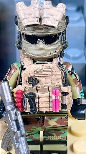 Realistic LEGO Military Minfigures… #lego #army