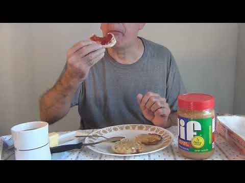 ASMR Eating English Muffin Breakfast