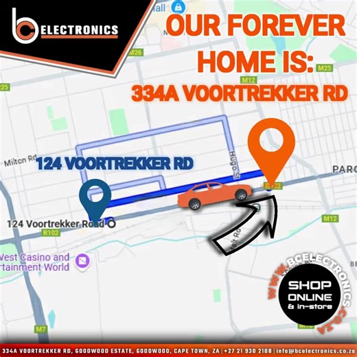 1.9K views | BC Electronics is moving to a new forever home! Effective 7 January 2025, you can find BC Electronics at 334A Voortrekker Rd, Richmond Estate, Goodwood, Cape Town, South Africa. | BC Electronics Cape Town | Facebook