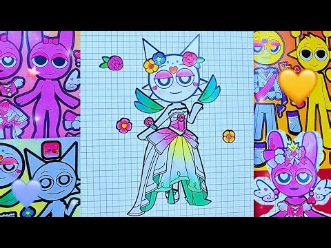 Discover Cute Stickers 🌸✨ DIY Paper Doll Sticker Set #sticker #diy #paperdoll