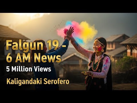 फागुन १९ बिहान् ६ बजेको खबर