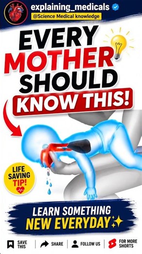 Every Parent Should Know This! 🚨 Life-Saving First Aid for a Choking baby 👶