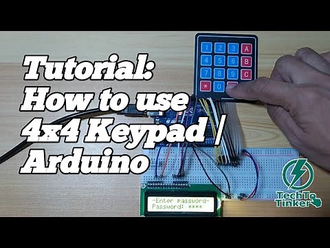 Tutorial: How to use 4x4 Keypad | Arduino