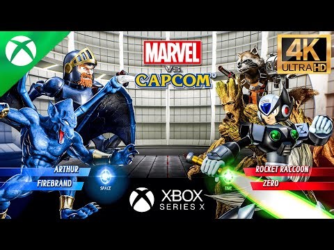 Marvel vs Capcom Infinite | Arthur & Firebrand vs Rocket Raccoon & Zero | Xbox Gameplay 4K