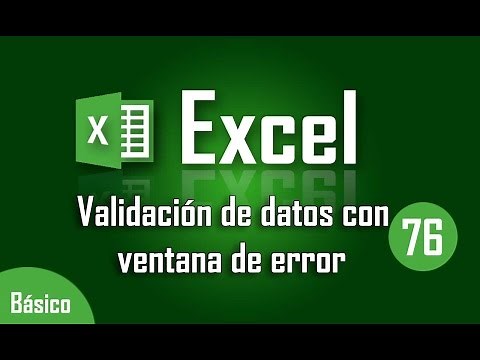 Data Validation in Excel - Chapter 76