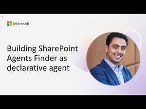 Building SharePoint Agents Finder as declarative agent