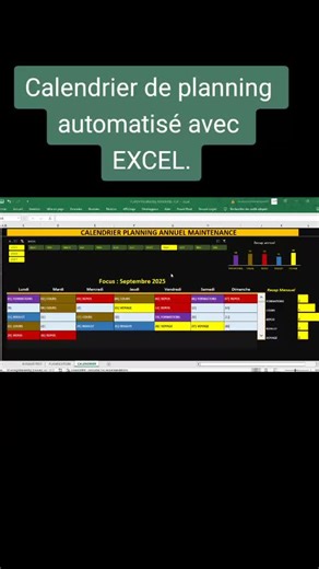 Comment créer un calendrier de planning annuel excel @Visibilité Tiktok @Axel - Formateur Excel #exceltutorial @LE PROFESSOR ™️ #vba2024 #exceltips