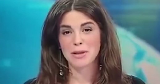 News anchor gives viewers an eyeful on live TV after forgetting she’s sitting at a glass desk