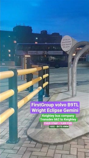 Cloud Help Type - First Huddersfield Wright Eclipse Gemini Transdev Keighley 662 Idol story Bradford