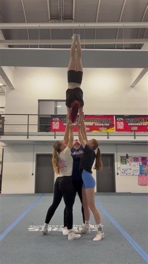 New Year Cheer Stunts for All-Star Teams