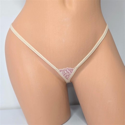 Micro Lace Thong Panties, Extreme Y-string, Micro Bikini Extreme String Bikini - Etsy