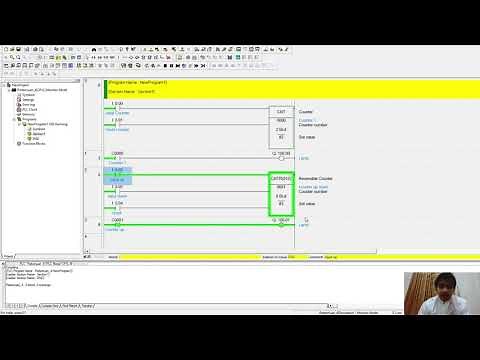 TUTORIAL BELAJAR PLC INSTRUKSI COUNTER ( CNT & CNTR ) DENGAN CX-PROGRAMMER