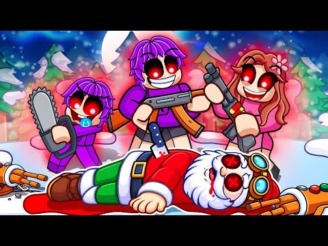 We KILLED The New EVIL SANTA MONSTER In 99 Nights In The Forest!