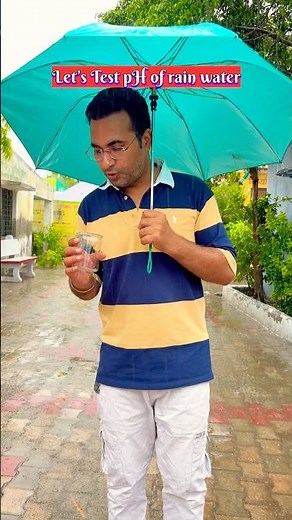 ✅let’s check the pH of rain water