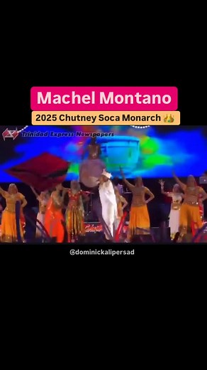 Soca star Machel Montano won the 2025 Chutney Soca Monarch competition, performing “Pepper Vine”, with appearances from chutney legend Drupatie and Lady Lava, at the finals of the Chutney Soca Monarch competition held at Skinner Park, San Fernando, on Saturday night (01.03.25). Neval Chatelal won second place and Rikki Jai came third. 📽️ Trinidad Express and Guardian Media Ltd | Dominic Kalipersad