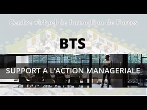 BTS SAM (Support à l’Action Managériale) - formation en ligne