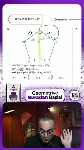 Axis of symmetry and angle bisector #yks2026