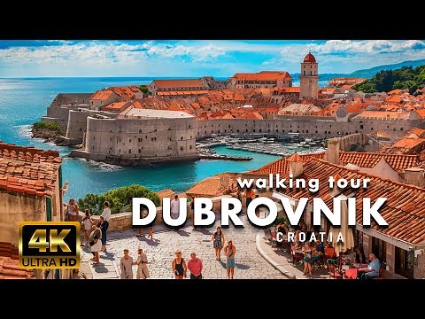 Discover Dubrovnik [4K] CROATIA 🇭🇷 Stunning Views and Ancient Walls | Dubrovnik Walking Tour 4K