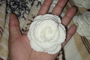 Crochet Rose Flower - Etsy