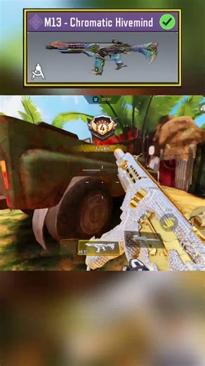 New skin M13- Chromatic Hivemind Full pay to win, iron sights #m13codm #codm #codmobile #fyp #viral
