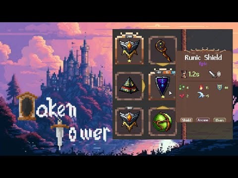 Elven Runic Shield [OAKEN TOWER]