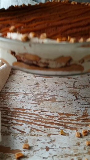 Tiramisu caramel beurre salé . Je vous partage la recette en story ☺ . . . #tiramisu #caramelbeurresale #recette #receipe