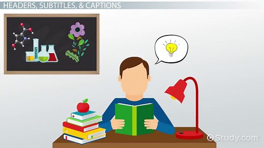 Organizational Features of Expository Texts