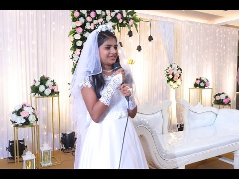 Elena's First Holy Communion Thank You Speech