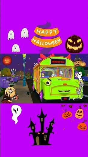 Halloween spooky wheels on the bus Ride! | Cocomelon nursery rhymes & Kids Songs #nurseryrhyme