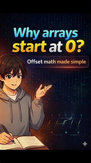 Why Array Starts at 0 and How Array Address is Allocated #shorts #viral