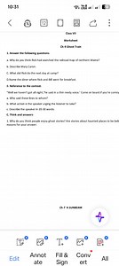 Class VII Worksheet - Chapter 4: Ghost Train1. Answer the fol... | Filo
