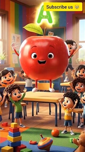 A B C song for kids|kids cartoon|nursery rhymes #shorts #kidssongs #abcd