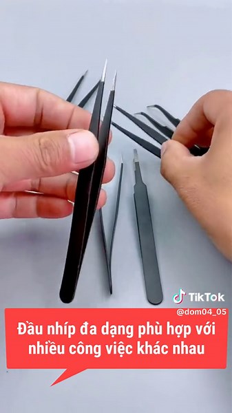 nhíp kẹp, gắp linh kiện điện tử, nhặt lông yến, nối mi, gắp vật nhỏ #nhip #nhipnhatlong #nhipnhatlongyen #nhipgap #nhipgaplong #linhkien024