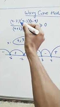 Wavy curve method ||Solving inequations easily #mathstricks