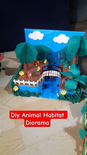 Diy Animal Habitat Diorama | Animal Habitat Diorama #diorama #animalhabitat #diydiorama