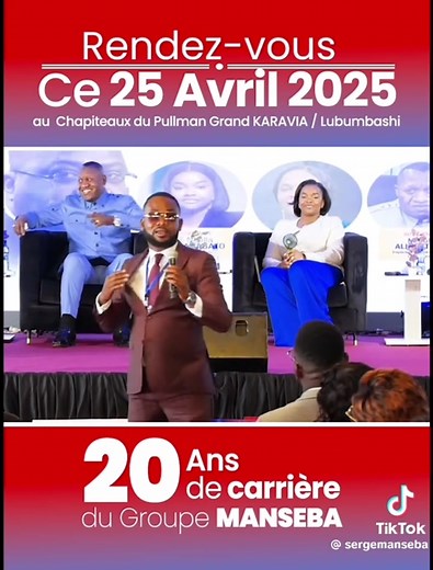 Concert de Serge Manseba à Kinshasa