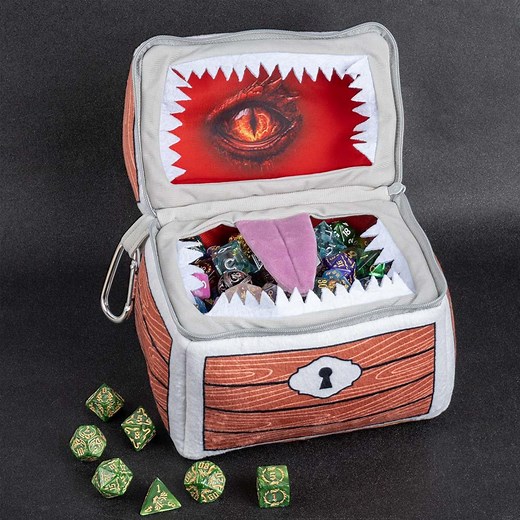 Mimic Dice Chest and DND Dice Storage Case, Dice Bag and Carabiner for 150 Dice, Dice Holder, Dice Vault, Dice Jail, Bag Charm, DND Gifts - Etsy