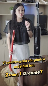 Làm thế nào để tiết kiệm thời gian dọn dẹp? ❌Quét nhà, hốt rác, lau nhà... ✅Vừa hút vừa lau, sàn sạch trong tích tắc với Máy hút bụi & lau sàn Dreame Cùng xem Máy lau sàn Dreame có thể giúp bạn tiết kiệm được khối thời gian quý báu như thế nào nhé! | Dreame Việt Nam