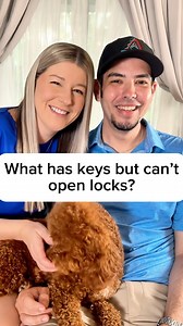 What has keys but can't open locks? #reels #puzzle | Tiffany and Drake