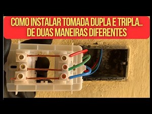 Two more efficient ways to install double sockets and triple sockets.