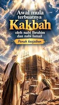 Awal mula pembuatan Kakbah oleh nabi Ibrahim dan ismail ( penuh keajaiban ) #feedshorts