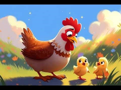 Five Little Chicks 🐥| Nursery Rhymes for Kids | Five Little Chicks Song 🎶 #nurseryrhymesandkidssong