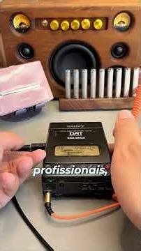 Digital Audio Tape DAT a fita que gravava áudio igual a CD