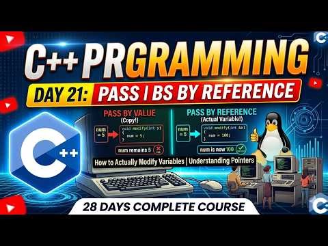C++ Pass by Reference: How to Actually Modify Variables | Day 21