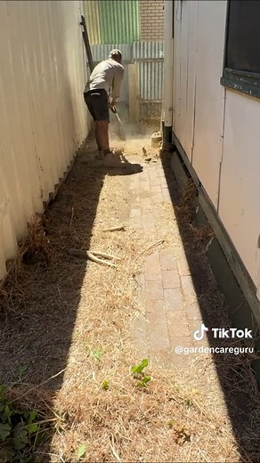 NOBODY would help this INJURED homeowner - I did it all for FREE! (INSANE TRANSFORMATION) - #gardening #mowing #cleanup #asmr #edging #cleaning #satisfying #fyp #overgrown #stihl #viral #viralvideo #transformation #free #mow #tidy #timelapse #helping #weeding