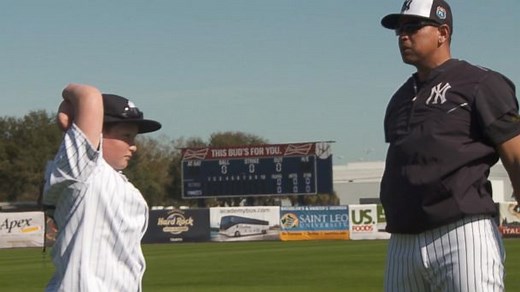 Landis Sims Realizes His Dream to Play With Yankees Despite Being Born Without All 4 Limbs