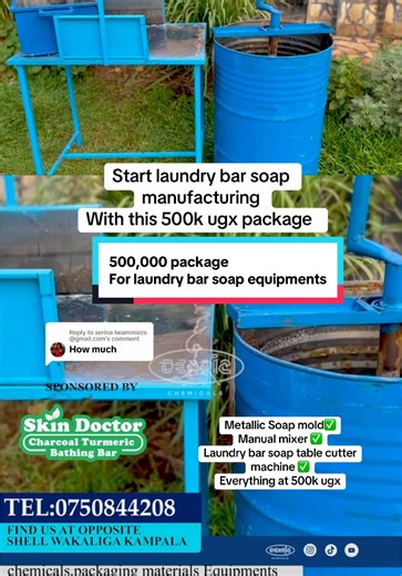 Laundry Bar Soap Manufacturing Equipment Package